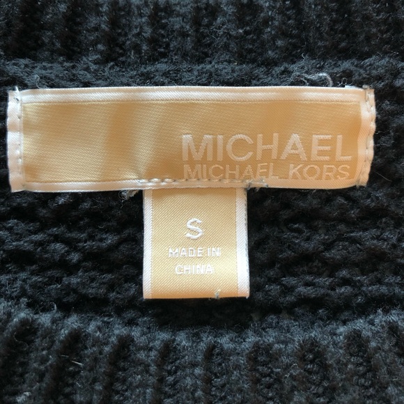 🖤 Michael by Michael Kors double zipper long sleeve black sweater - Picture 3 of 5